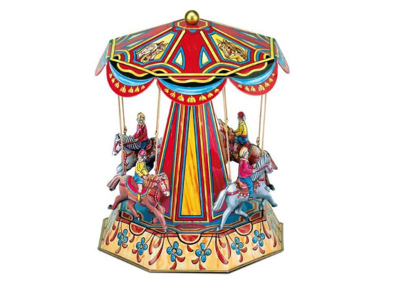 Wilesco M48 Nostalgic Roundabout With Horses
